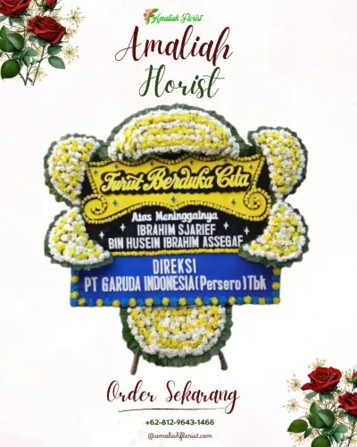 Papan Bunga Duka di Slipi