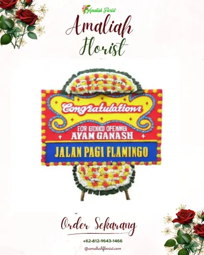 Bunga Papan Congratulation di Slipi